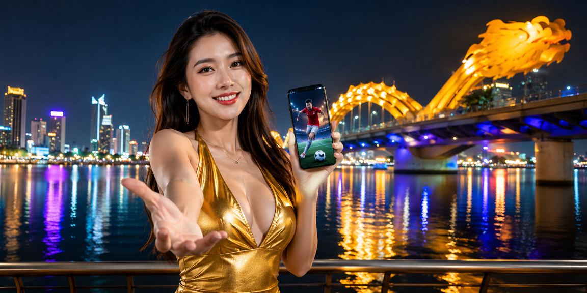 Người dùng Đà Nẵng đặt cược thể thao trực tuyến trên điện thoại bên bờ biển