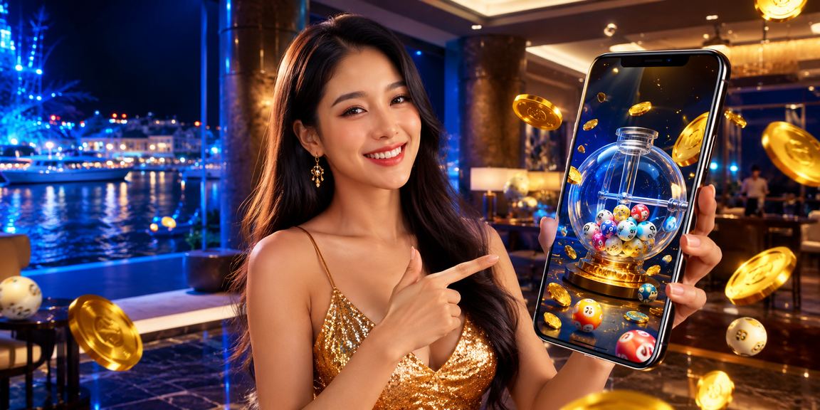 Người dùng Phú Quốc xem kết quả xổ số trực tuyến trên điện thoại gần bờ biển